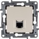 Etika Слоновая кость Розетка компьютерная RJ45 5 кат. UTP  672341  Legrand