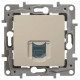 Etika Слоновая кость Розетка компьютерная RJ45 5 кат. UTP  672341  Legrand
