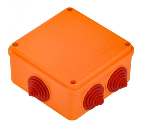 Коробка расп. огн. ПС 100х100х50мм 4P 4мм2 IP55 6 вв. I UKF30-100-100-050-4-4-09 I IEK