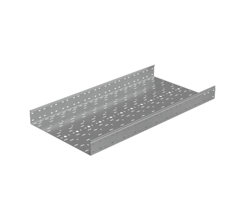 Лоток перф. 100х600х1,5 L2000 мм "Стандарт ПЛЮС" INOX304  LPEplus100-600-1.5-2000 INOX304  КМ-Профиль