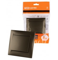 Кнопка звонковая 6А бронза "Лама"  SQ1815-0708  TDM