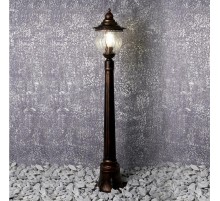 Светильник садово-парковый PL591 на стену вниз 60W 230V E27, коричневый  41173  Feron