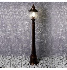 Светильник садово-парковый PL591 на стену вниз 60W 230V E27, коричневый  41173  Feron