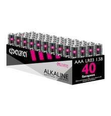 Батарейка LR03 ФАZА Alkaline Pack-40 арт.5023024