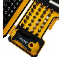 Набор бит с рукояткой ERGONIC и битодержателем в кейсе, 30 шт 02073016  02073016  Felo