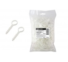 Дюбель-хомут круглый 20мм белый (100шт)  SQ0539-0039  TDM