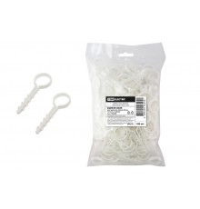 Дюбель-хомут круглый 20мм белый (100шт)  SQ0539-0039  TDM