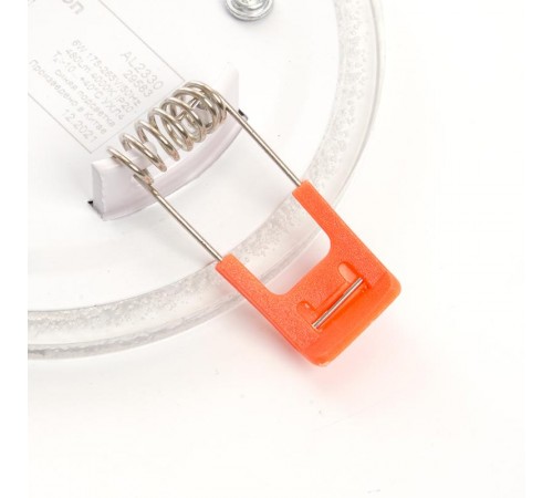 Светильник светодиодный встраиваемый круг AL2330, 6W, 480 Lm, 4000К и подсветка 4000К, белый  29584  FERON