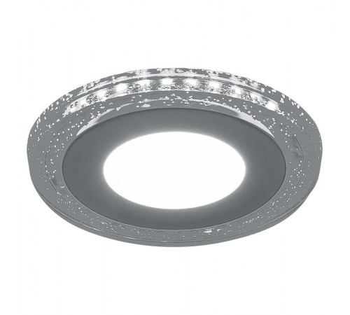 Светильник светодиодный встраиваемый круг AL2330, 6W, 480Lm, белый (4000К) и синий  29583  FERON