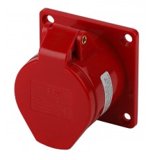 Розетка ЭРА стационарная внутренняя 414 3Р+РЕ 16А 380В IP44  Б0032868  ЭРА