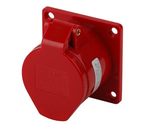 Розетка ЭРА стационарная внутренняя 414 3Р+РЕ 16А 380В IP44  Б0032868  ЭРА