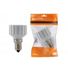 Переходник Е14-GU10 белый  SQ0335-1005  TDM