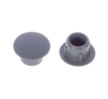 Заглушка декоративная 12 мм светло-серая (30 шт) - пакет   108881  Tech-KREP