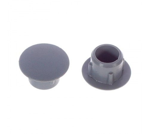 Заглушка декоративная 12 мм светло-серая (30 шт) - пакет   108881  Tech-KREP