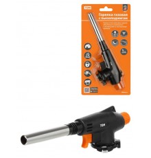 Горелка газовая удлин., ствол, регулятор подачи, пьезоподжиг, бутан, блистер, 1 шт., "Рубин"  SQ1041-0103  TDM