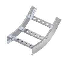 Угол вертикальный внешний 45 градусов 80х450, R600, 1,5 мм, AISI 304  ILPM6845C  DKC