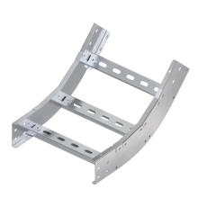 Угол вертикальный внешний 45 градусов 80х100, R300, 1,5 мм, AISI 304  ILPM3810C  DKC