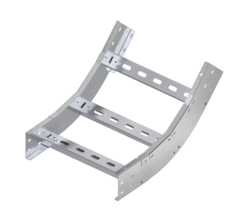 Угол вертикальный внешний 45 градусов 80х300, R600, 1,5 мм, AISI 304  ILPM6830C  DKC