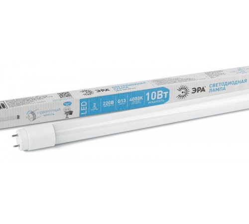 Лампа светодиодная  STD LED T8-10W-840-G13-600mm G13 10 Вт поворотный трубка стекло нейтральный белый свет  Б0062410  ЭРА