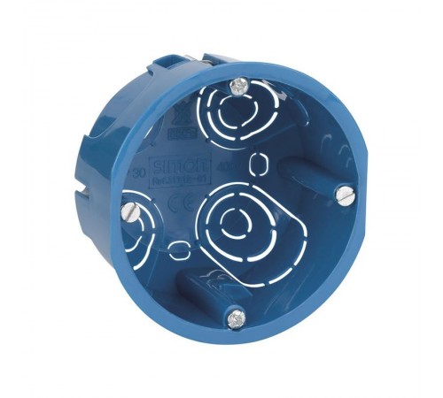 Монтажная коробка для пустотелых стен и скрытого монтажа круглая 74х74х45 мм Simon  31712-61  Simon