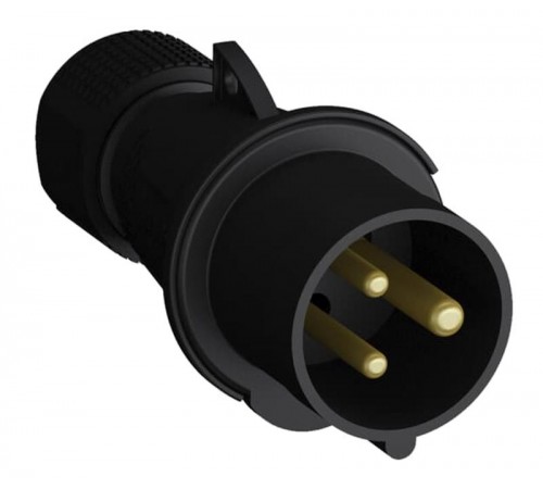 Вилка кабельная Easy&Safe 232EP9B,32А,2P+E,IP44,9ч,черн2CMA103600R1000 ABB