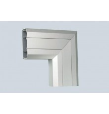 Simon Connect Угол плоский L-образный (вниз) для ТК01103-8, Кабломакс, алюминий  TKA021110-8  Simon