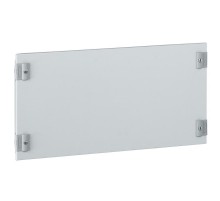 Сплошная металлическая лицевая панель с замком на 1/4 оборота XL3 800/4000 - высота 300 мм - 24 модуля  020844  Legrand