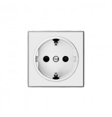 Накладка для розетки SCHUKO, серия SKY, цвет альпийский белый2CLA858800A1101 ABB