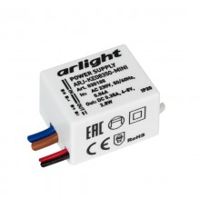 Блок питания ARJ-KE08350-MINI (2.8W, 350mA) (Arlight, IP20 Пластик, 5 лет)  030188  Arlight