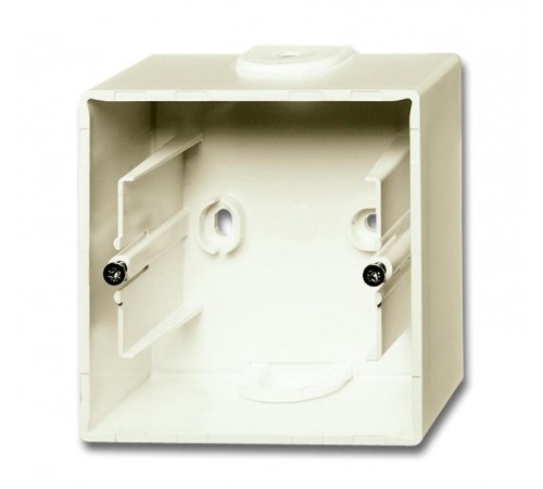 ABB Basic 55 Шале (белый) Коробка для открытого монтажа, 1-постовая  1799-0-0968   2CKA001799A0968  ABB