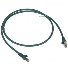 Коммутационный шнур RJ 45 - категория 6 - F/UTP - LSZH - экранированный - 2 м - зеленый  051851  Legrand