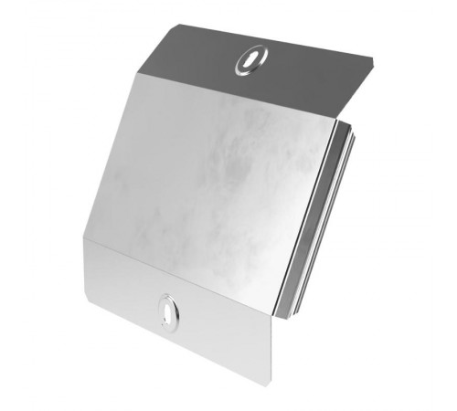 Крышка угла вертикального внешнего 45 градусов Стандарт INOX (AISI 304) 200  PR16.2922  Промрукав