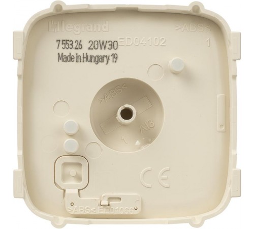 Valena ALLURE Сл.кость Накладка регулятора теплого пола  755326  Legrand