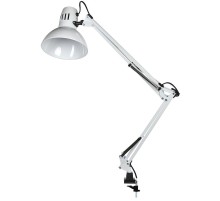 Светильник светодиодный настольный 1014 на струбцине Е27 белый  LNNL4-1014-2-VV-40-K01  IEK