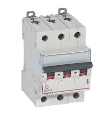 Выключатель автоматический трехполюсный DX3 6000 2А B 10кА  407555  Legrand