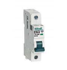 Выключатель автоматический  однополюсный ВА-105 63А C 10кА  13159DEK  DEKraft