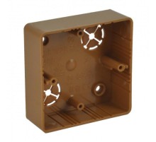 Коробка распределительная LK 80X28R / 1 (I2) 81х81х28 мм (Цвет Дуб темный)  LK 80X28R/1_I2  Kopos