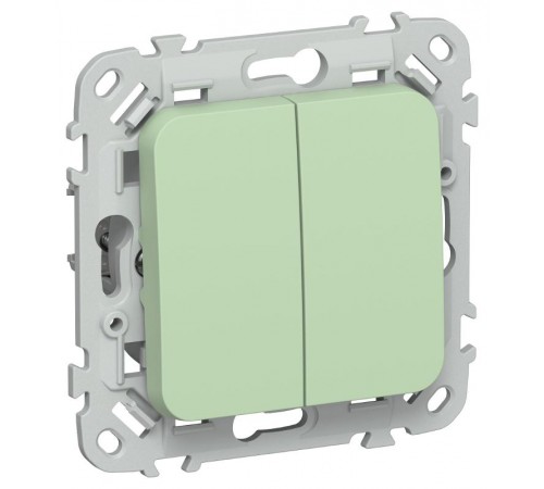 FLITE Выключатель жалюзи с блокировкой 10А ВЖ42-2-0-ФлФ фисташковый  FI-V15-0-10-K93  IEK