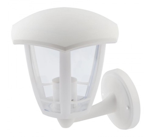 Светильник садово-парковый 6-гранный белый настенный вверх E27 IP44(У1) НБУ 07-40-003 "Дели 1" (8/48  Б0051197  ЭРА