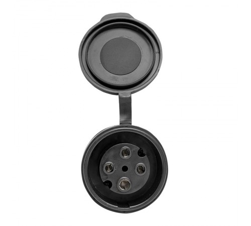 Розетка переносная с защитной крышкой каучуковая 380В 3P+PE 32A IP44 EKF PROximaRPS-022-32-380-44EKF