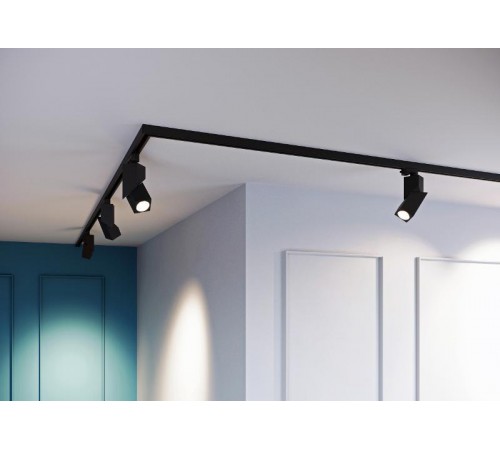 Светильник LGD-TWIST-TRACK-4TR-S60x60-12W Warm3000 (BK, 30 deg) (Arlight, IP40 Металл, 3 года)  026468(1)  Arlight