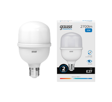 Лампа светодиодная Elementary LED T100 E27 32W 2700lm 180-240V 6500K 1/20  63233  Gauss
