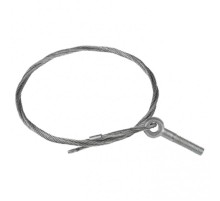 Трос стальной с рым-болтом М6 L=10м (2мм)  trrbm6-10  EKF