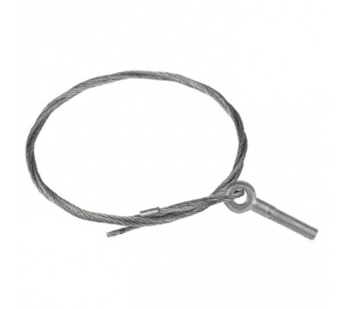 Трос стальной с рым-болтом М6 L=10м (2мм)  trrbm6-10  EKF