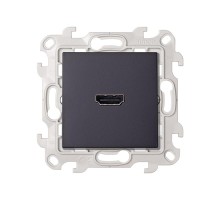 Simon 24 Графит Коннектор HDMI 1.4  2411094-038  Simon