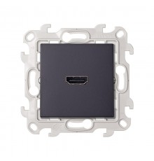 Simon 24 Графит Коннектор HDMI 1.4  2411094-038  Simon