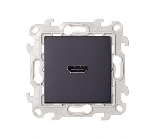 Simon 24 Графит Коннектор HDMI 1.4  2411094-038  Simon