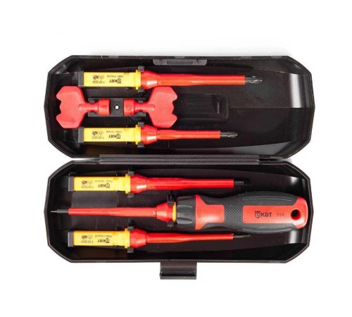 Набор диэлектр. отверток "Профи" НИО-4405  83785  КВТ