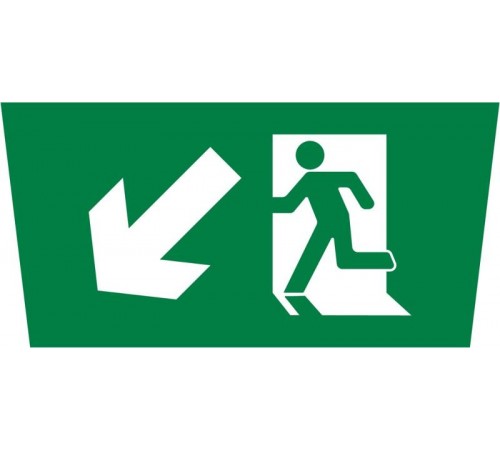 Пиктограмма ДСО-IP65 "Фигура вниз влево"  60496DEK  DEKraft