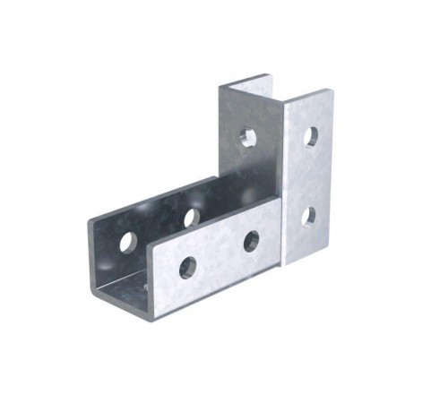 Соединитель С-образного профиля 41х41 под углом 90°, INOX 304  IBSF4106C  DKC